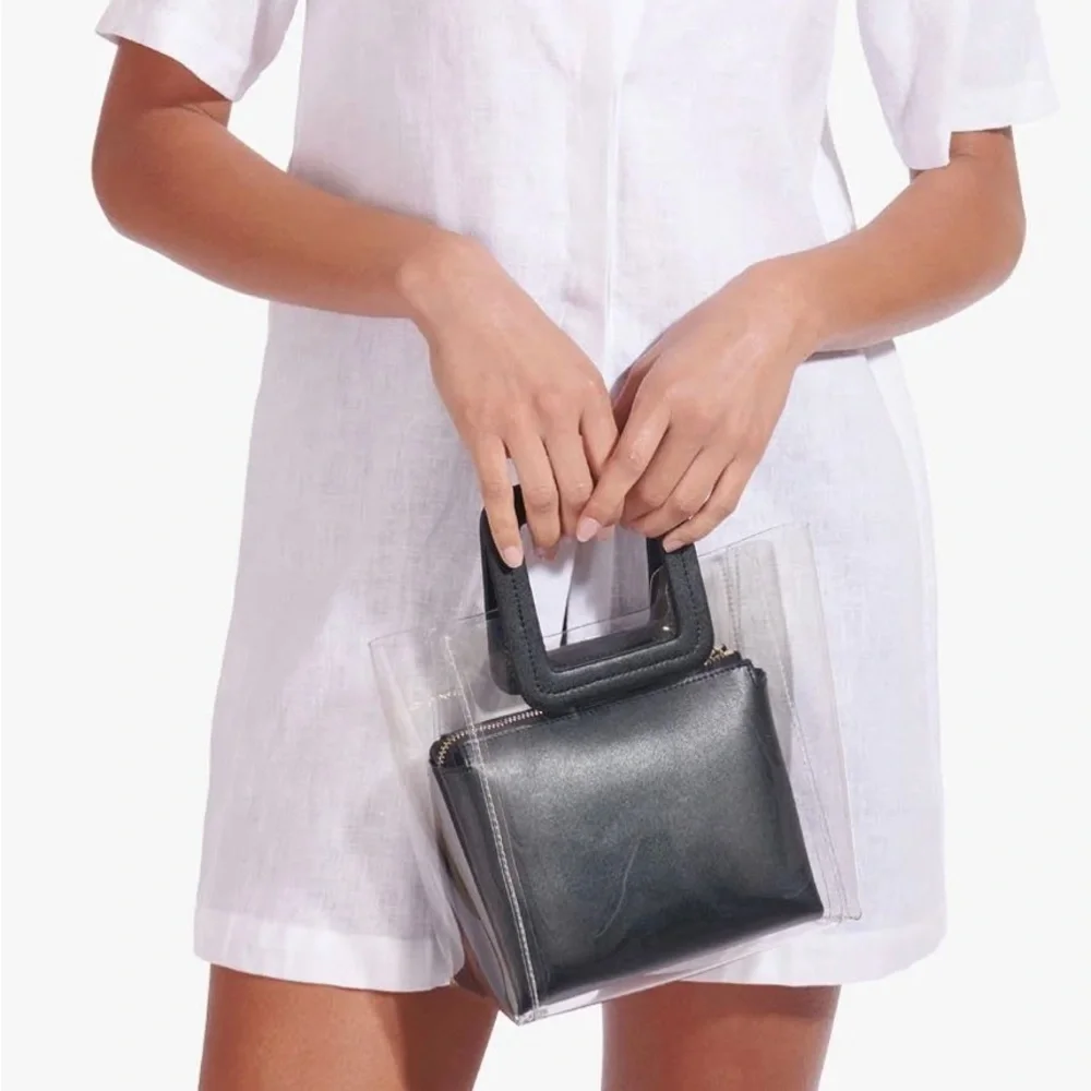 Staud Mini Shirley Bag in Black - Picture 4 of 8